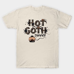 Hot Goth Halloween T-Shirt